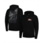 Insomniac Mens and Womens Black Formula 1 Las Vegas Grand Prix Sliced Hooded Full-Zip Sweatshirt