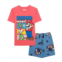 Hybrid Toddler and Little Boys Super Mario Short Sleeve T-shirt and Shorts 2 Pc Set