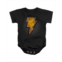 Black Adam Baby Girls Baby Beveled Emblem Snapsuit