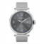 BLACKWELL Sunray Gray Dial with Silver Tone Steel and Silver Tone Steel Mesh Watch 44 mm