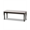 Baxton Studio Cornelie Modern and Contemporary Transitional Fabric Upholstered Dining Bench