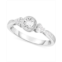 Promised Love Diamond Promise Ring (1/10 ct. t.w.) in Sterling Silver