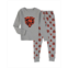 Outerstuff Unisex Preschool Heathered Gray Chicago Bears Long Sleeve T-shirt and Pants Sleep Set