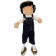 Bonikka Tikiri Toys Joe Fabric Boy Baby Doll in Dungaree and Cap