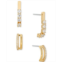 AVA NADRI 18k Gold-Plated 2-Pc. Set Cubic Zirconia J-Hoop Earrings