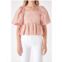 Free the Roses Womens Scalloped Detail Top
