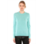 JENNIE LIU Womens 100% Pure Cashmere Long Sleeve Crew Neck Pullover Sweater (1362 Lime Large )