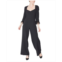 Julia jordan Womens Feather-Trim Jumpsuit