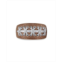 LuvMyJewelry Sterling Silver Touchdown American Football Design Brown Rhodium Plated Band Men Ring