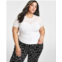 Nina Parker Trendy Plus Size Ruched Knit Top