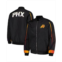 JH Design Mens Black Phoenix Suns Full-Zip Bomber Jacket