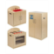 EMMA+OLIVER Childrens Wooden Kitchen Set-Stove/Sink/Refrigerator For Commercial Or Home Use