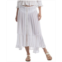 Dotti Womens Button-Front Cotton Skirt Swim Cover-Up