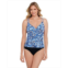 ShapeSolver by Penbrooke Womens ShapeSolver Crossover Tankini Swimsuit Top