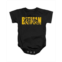 Batman Baby Girls Baby Text On Black Snapsuit