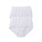 Comfort Choice Plus Size Cotton Spandex Lace Detail Brief 2-Pack
