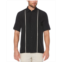 Cubavera Mens Big & Tall Stripe Short Sleeve Shirt