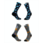 Tribe Socks Mens and Womens Blue Blastoff Socks Set of 2