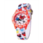 Ewatchfactory Girls Disney Minnie Mouse White Nylon Strap Watch 32mm