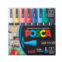 POSCA 8-Color Paint Marker Set Pc-5M Medium
