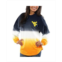 Womens Navy West Virginia Mountaineers Ombre Long Sleeve Dip-Dyed Spirit Jersey