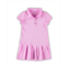 Garb Girls Toddler Pink Ohio State Buckeyes Caroline Cap Sleeve Polo Dress