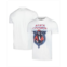 American Classics Mens White Alice Cooper USA T-shirt