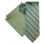 Steve Harvey Mens Paisley Stripe Tie & Solid Pocket Square Set