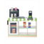 Teamson Kids - Cashier Austin Play Market Stand - Green / Wood