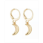 Hollywood Sensation Crescent Moon Dangle Earrings for Women