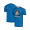 Homage Mens Aidan Hutchinson Heathered Blue Detroit Lions Caricature Player Tri-Blend T-shirt