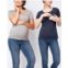 Seraphine Womens Maternity Nursing T-shirts Twin Pack