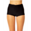 Coppersuit Womens Solid Ruched Waist Boy Short Swim Bottom