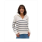 Bench DNA Womens Nara Half-Zip Stripe Sweater