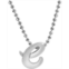 Alex Woo Lowercase Initial 16 Pendant Necklace in Sterling Silver