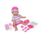 Lissi Dolls Lissi Pippi Drink and Wet Baby Doll 8 Pieces