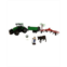 PlayTek Green Farm Tractor Play Set 7 Piece