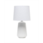 Simple Designs Pleated Base Table Lamp