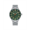 Nautis Men Deacon Stainless Steel Watch - Silver/Green 43mm