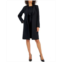 Nipon Boutique Womens Longline Jacket Topper & Belted Sleeveless Sheath Dress