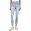 Tinseltown Juniors Printed Mid-Rise Skinny Ankle Jeans