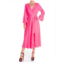 Meghan Los Angeles Womens LilyPad Midi Dress