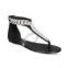 AAJ By Aminah Womens Aurora Crystal Chain Flat Sandals