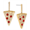 AJOA by Nadri 18k Gold-Plated Pave & Color Crystal Pizza Slice Drop Earrings