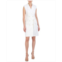 BCBG NEW YORK Womens Tie-Waist Sleeveless Blazer Dress