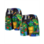 Chalk Line Mens Black Teenage Mutant Ninja Turtles vs. Shredder Shorts