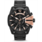 Diesel Mens Chronograph Mega Chief Black Stainless Steel Bracelet Watch 51x59mm