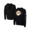 NBA Exclusive Collection Mens NBA x Naturel Black Los Angeles Lakers No Caller ID Pullover Hoodie
