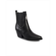 Womens Black Premium Leather Ankle Boots Lightning Bolt & Star Lyra By Bala Di Gala