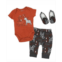 Lily & Jack Baby Boys Stay Wild Bodysuit Jogger Pants and Shoes 3 Piece Set